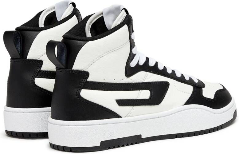 Diesel S-Ukiyo V2 Mid High-top sneakers with D branding White Heren