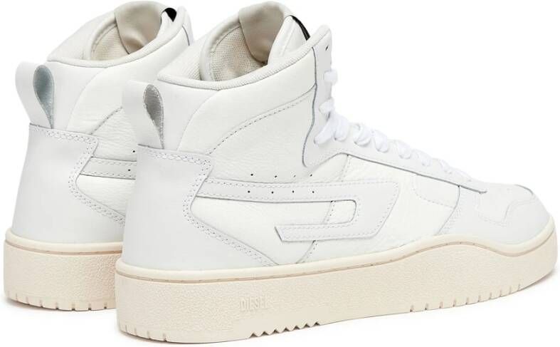 Diesel S-Ukiyo V2 Mid High-top sneakers with D branding White Heren