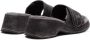 Diesel Sa-Oval D Pf W Denim slide sandals with Oval D strap Black Dames - Thumbnail 3