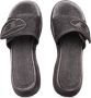 Diesel Sa-Oval D Pf W Denim slide sandals with Oval D strap Black Dames - Thumbnail 5
