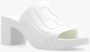 Diesel Gehakte rubberen zwembadslippers White Dames - Thumbnail 9