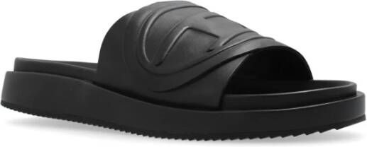 Diesel Sa-Slide D Oval slides Black Heren