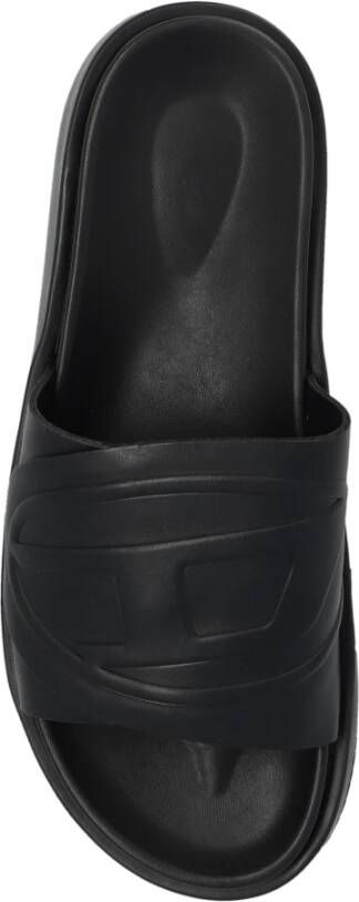 Diesel Sa-Slide D Oval slides Black Heren