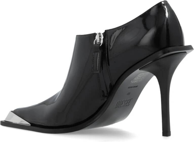 Diesel Schoenen met hak D-Tona Black Dames