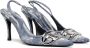 Diesel D-Venus SB Slingback pumps in distressed denim Blue Dames - Thumbnail 2