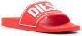Diesel Sa-Mayemi CC Pool slides with 3D logo Red Heren - Thumbnail 5