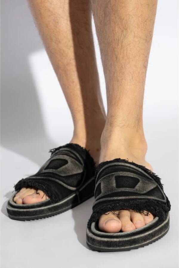 Diesel Slides Sa-Slide Black Heren