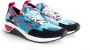Diesel Multicolor pailletten veterschoenen Blauw Dames - Thumbnail 3