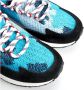 Diesel Multicolor pailletten veterschoenen Blauw Dames - Thumbnail 5