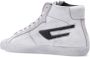 Diesel S leroji Mid Hoge sneakers Leren Sneaker Heren Wit - Thumbnail 9