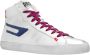 Diesel S-leroji Mid X Hoge sneakers Leren Sneaker Heren Wit - Thumbnail 8
