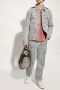 Diesel S-ukiyo Mid Heren Hoge sneakers Leren Sneaker Heren Wit - Thumbnail 8