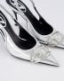 Diesel Zilveren Spiegeleffect Pumps Gray Dames - Thumbnail 27