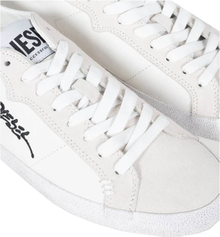 Diesel Stijlvolle lage top sneakers White Heren