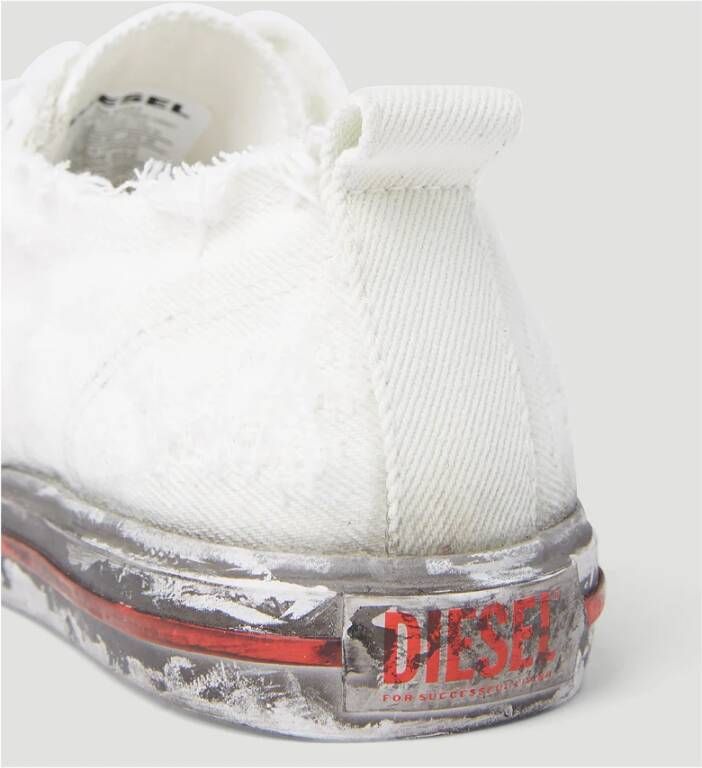 Diesel Verweerde Sneakers voor Heren Wit Dames