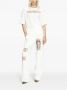 Diesel Witte T-shirt met sloganprint en ronde hals - Thumbnail 2