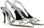 Diesel Zilveren Spiegeleffect Pumps Gray Dames - Thumbnail 15