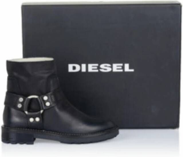 Diesel Zwarte Dameslaarzen & Enkellaarsjes