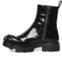 Diesel Zwarte Leren Ritslaarzen Ronde Neus Black Heren - Thumbnail 5
