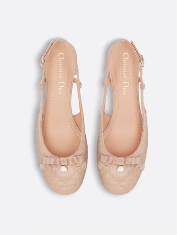 Dior Ballet Slingback Schoenen Beige Dames