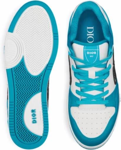 Dior Blauw Wit Low-Top Heren Sneakers
