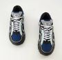 Dior Blauwe Leren en Polyamide Sneakers - Thumbnail 2