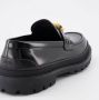Dior Klassieke Leren Loafer Schoenen Black Heren - Thumbnail 4