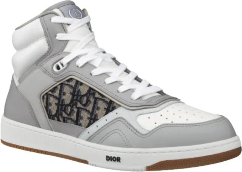 Dior Grijze Sneakers Ss22 Leer Rubber Multicolor Heren