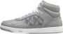 Dior Hoge Diamant Sneakers Vrouwen Leer Rubber Gray Dames - Thumbnail 2