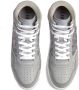 Dior Hoge Diamant Sneakers Vrouwen Leer Rubber Gray Dames - Thumbnail 3