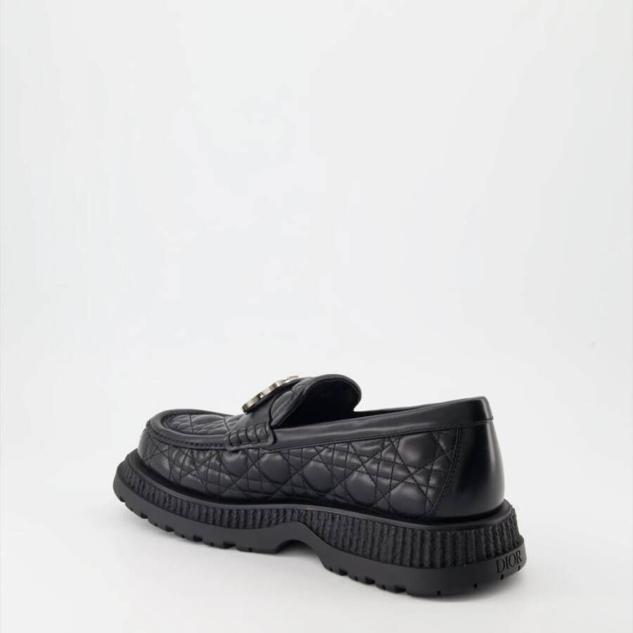 Dior Instap Ronde Neus Oversized Zool Mocassins Black Heren