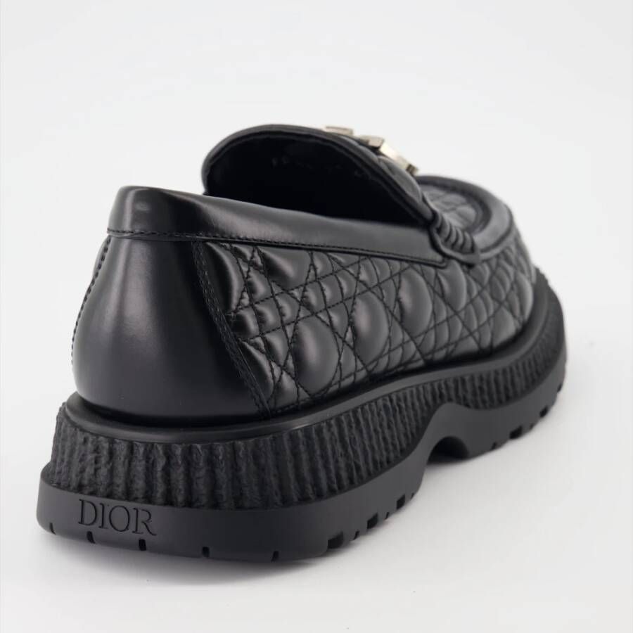 Dior Instap Ronde Neus Oversized Zool Mocassins Black Heren