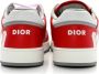 Dior Konijn Motief Sneakers Red Heren - Thumbnail 4