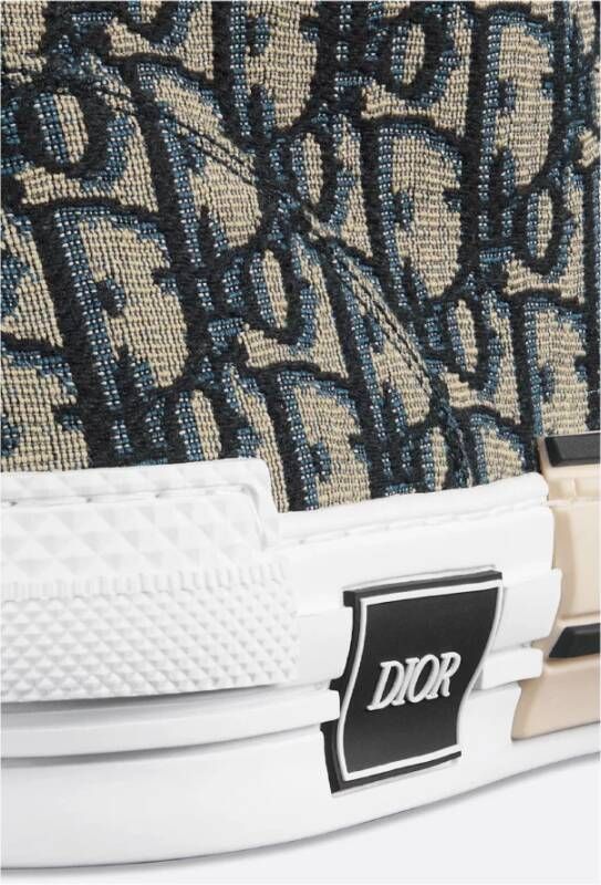 Dior League High-Top Sneaker Beige Zwart