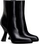 Dior Leren enkellaarzen met puntige neus Black Dames - Thumbnail 8