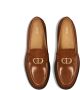 Dior Leren Loafers met Goudkleurige Hardware Brown Heren - Thumbnail 3