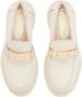 Dior Leren Loafers Shearling Binnenzool Rubber Zool Beige Dames - Thumbnail 2