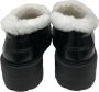 Dior Leren Logo Loafers Shearling Binnenzool Black Dames - Thumbnail 3