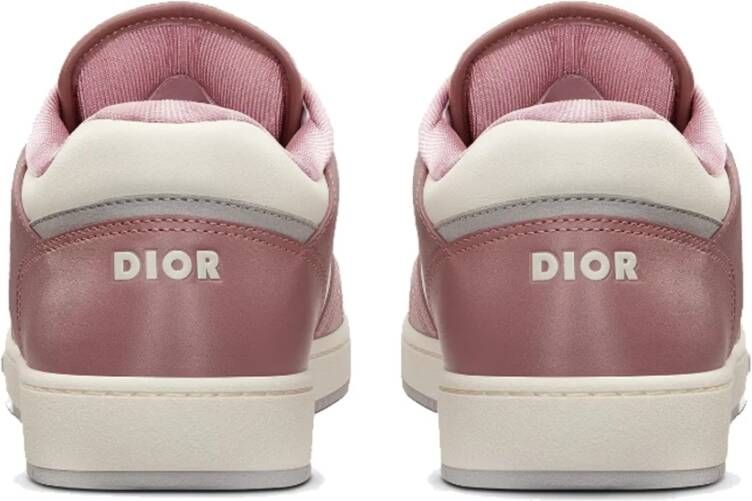 Dior Leren sneakers met iconisch monogram Pink Heren
