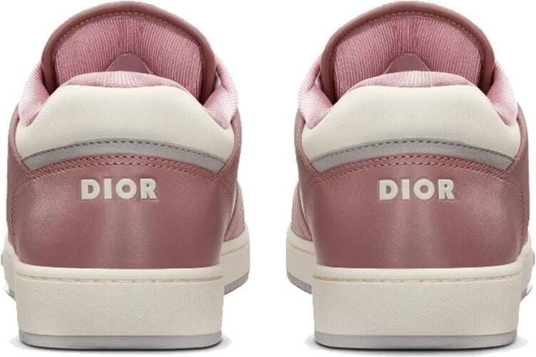 Dior Leren sneakers met iconisch monogram Pink Heren