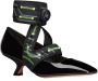 Dior Leren Square Toe Pumps Black Dames - Thumbnail 2
