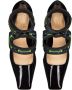 Dior Leren Square Toe Pumps Black Dames - Thumbnail 4