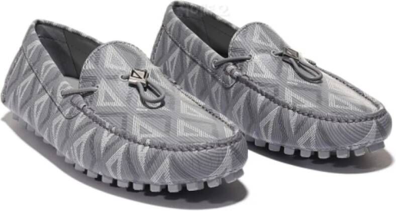 Dior Luxe Diamond Mocassins Gray Heren