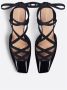 Dior Zwarte Leren Vierkante Neus Pumps Black Dames - Thumbnail 4