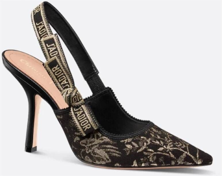 Dior Stijlvolle Slingback Schoenen Black Dames