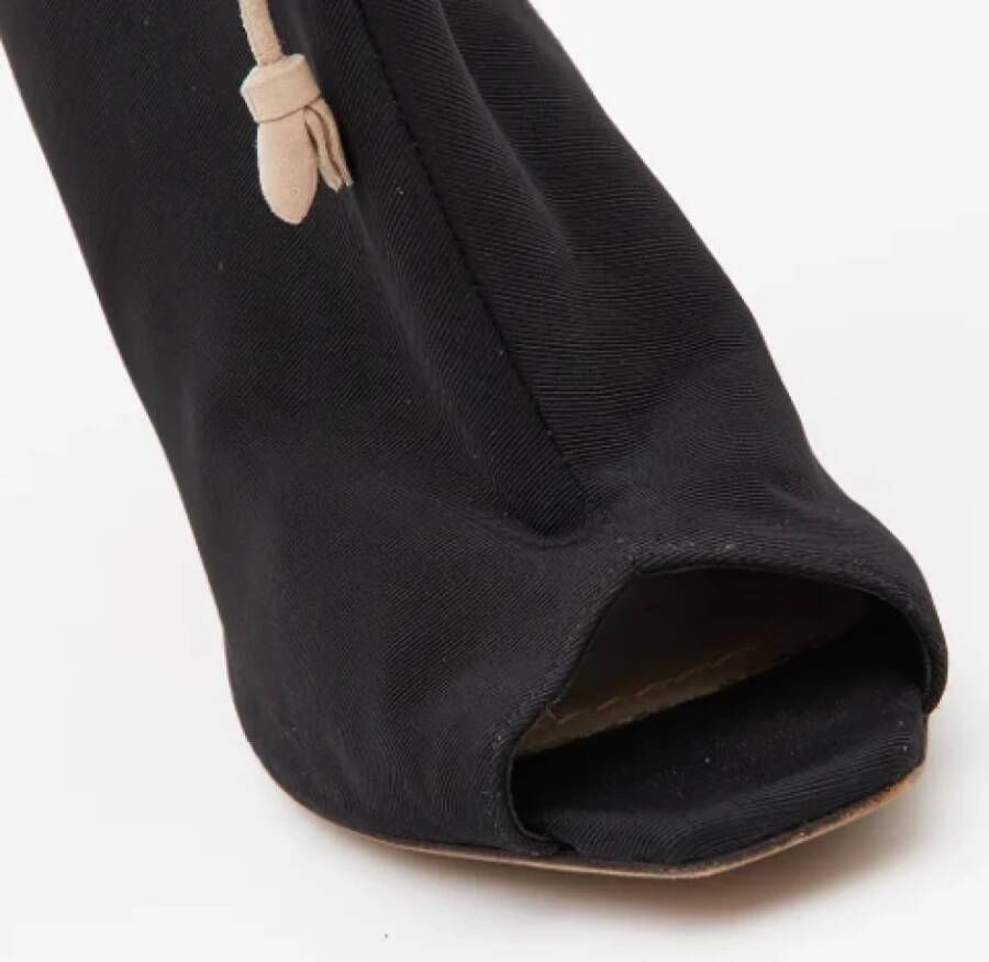 Dior Vintage Pre-owned Canvas boots Black Dames