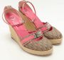 Dior Vintage Pre-owned Canvas sandals Beige Dames - Thumbnail 2
