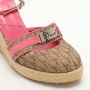 Dior Vintage Pre-owned Canvas sandals Beige Dames - Thumbnail 6