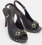 Dior Vintage Pre-owned Canvas sandals Black Dames - Thumbnail 3