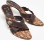 Dior Vintage Pre-owned Canvas sandals Brown Dames - Thumbnail 3